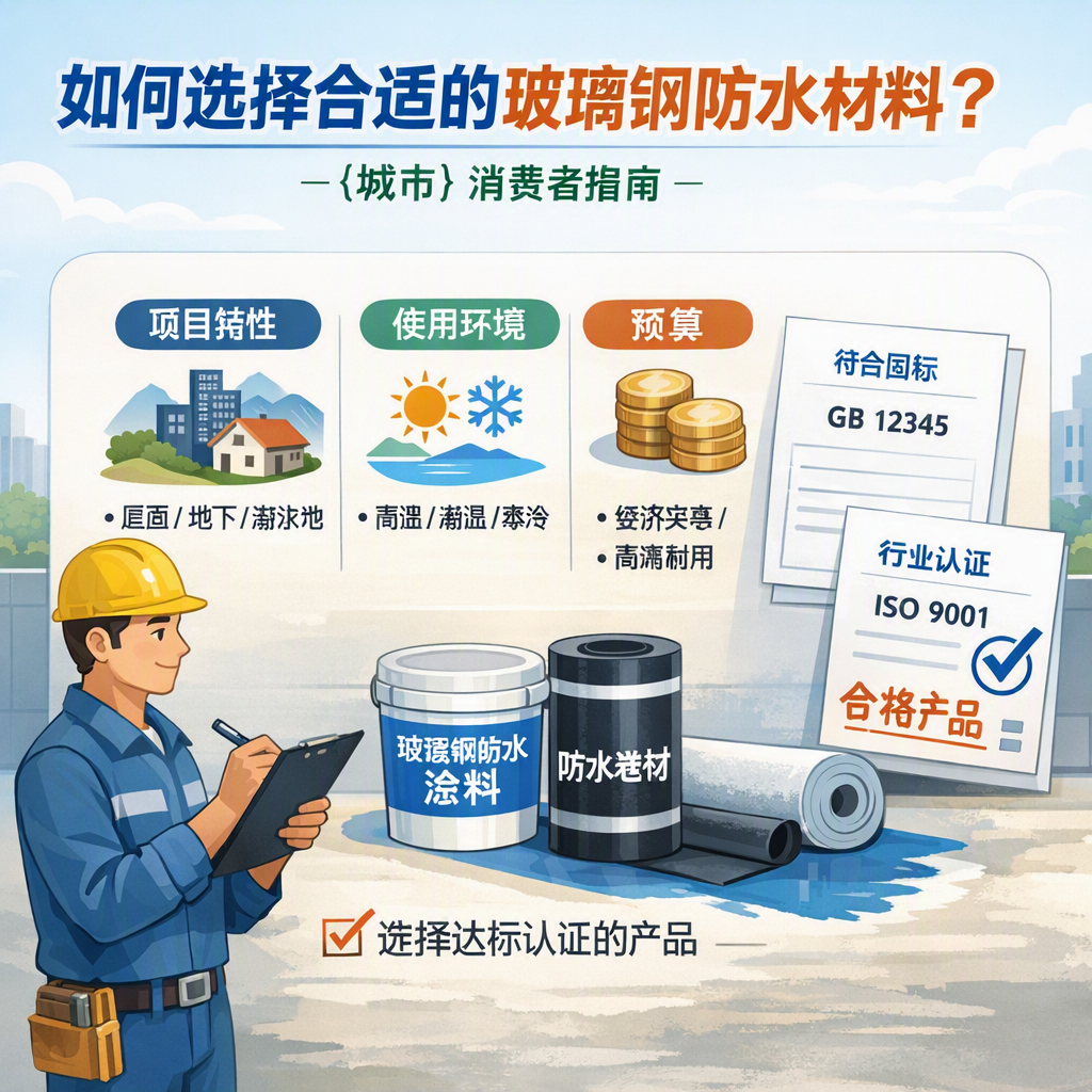 如何判定玻璃钢防水材料的合格标准？ 宝鸡 消费者指南