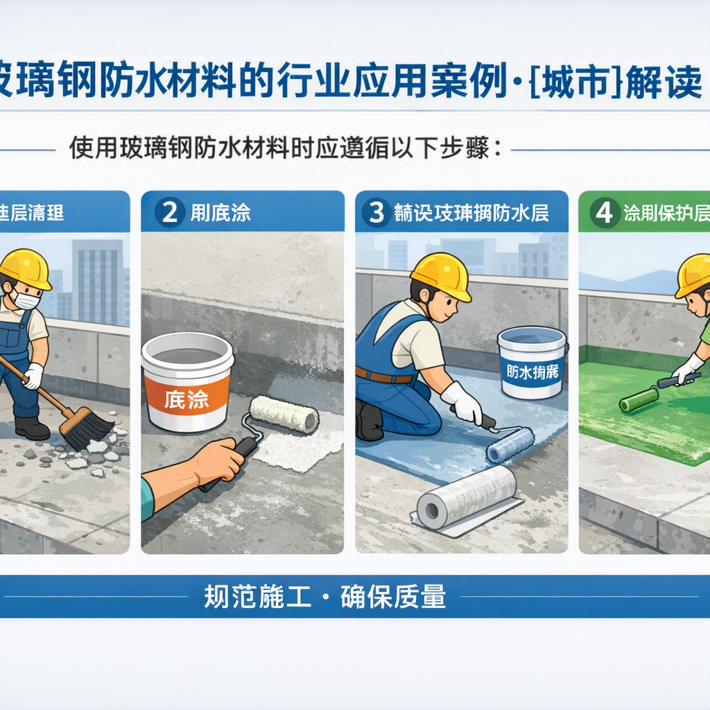 玻璃钢防水材料的行业应用案例，宝鸡解读