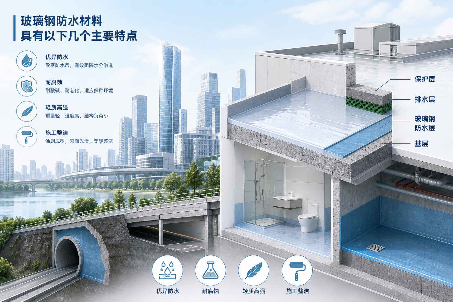2023年玻璃钢防水材料市场趋势分析，关注 宝鸡 发展