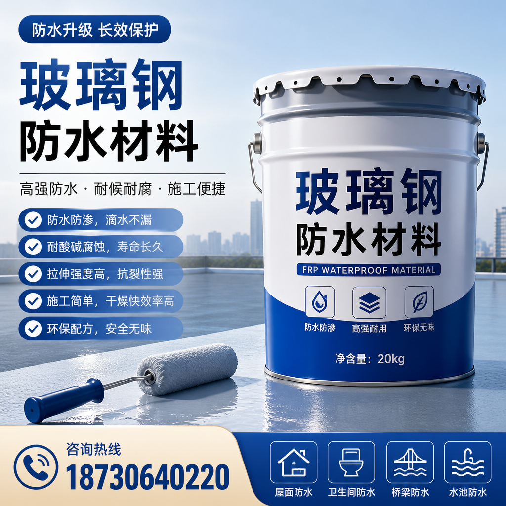 专家解析：玻璃钢防水材料的市场前景分析在 宝鸡
