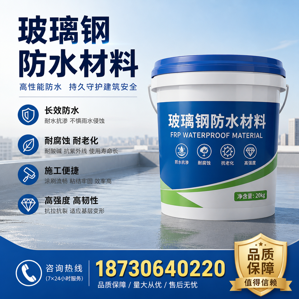 专家解析：玻璃钢防水材料的市场前景分析在 宝鸡